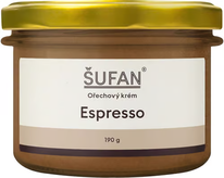 Espresso ořechové máslo 190g Šufan